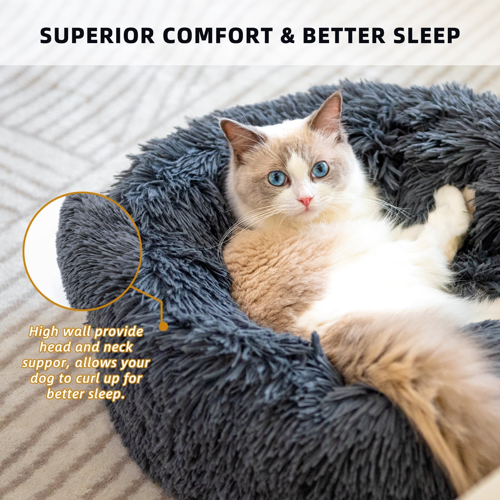 Dog/Cat Beds Round - shop_name