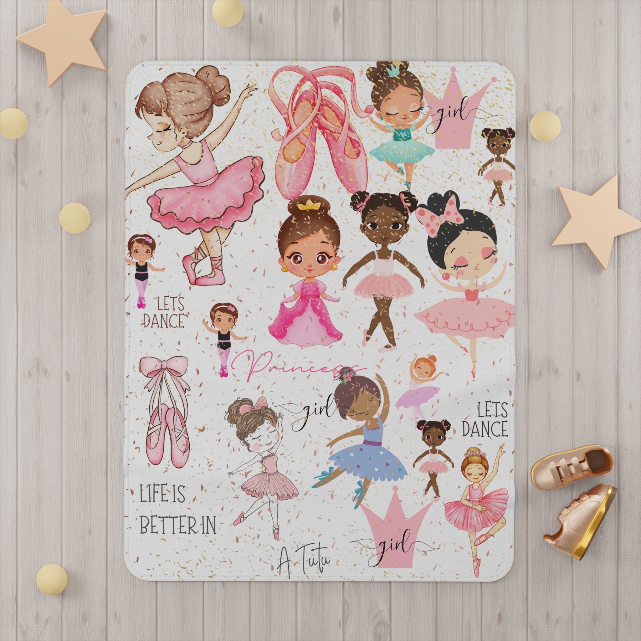 Let's dance Toddler Blanket - shop_name