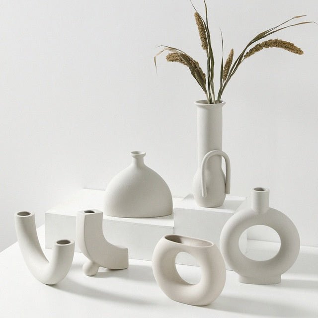 Nordic decoration ceramic vase - shop_name