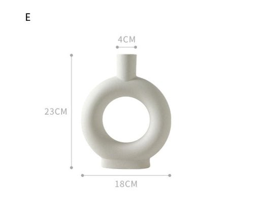 Nordic decoration ceramic vase - shop_name