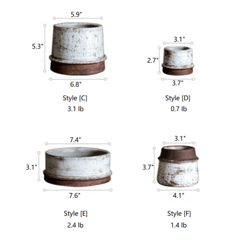 Restoration Ceramic Planter Vase - shop_name